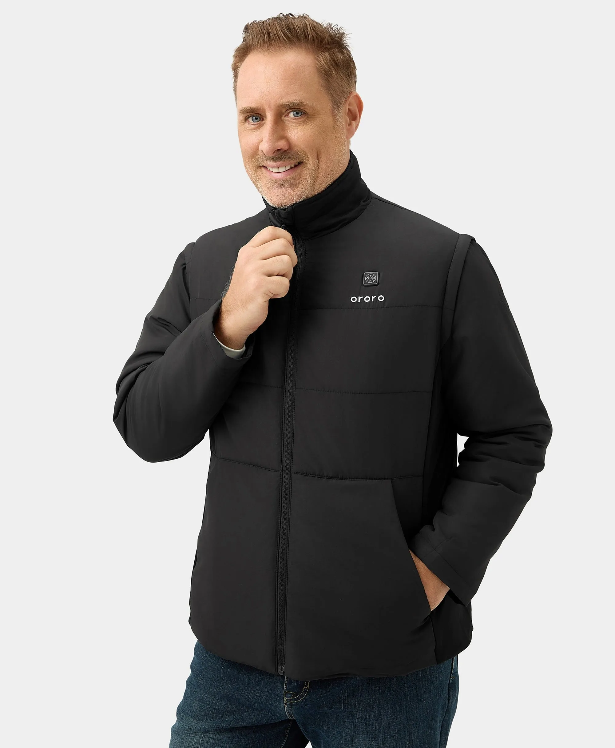 Men's Heated Golf Jacket (with Zip-Off Sleeves) (Apparel Only)