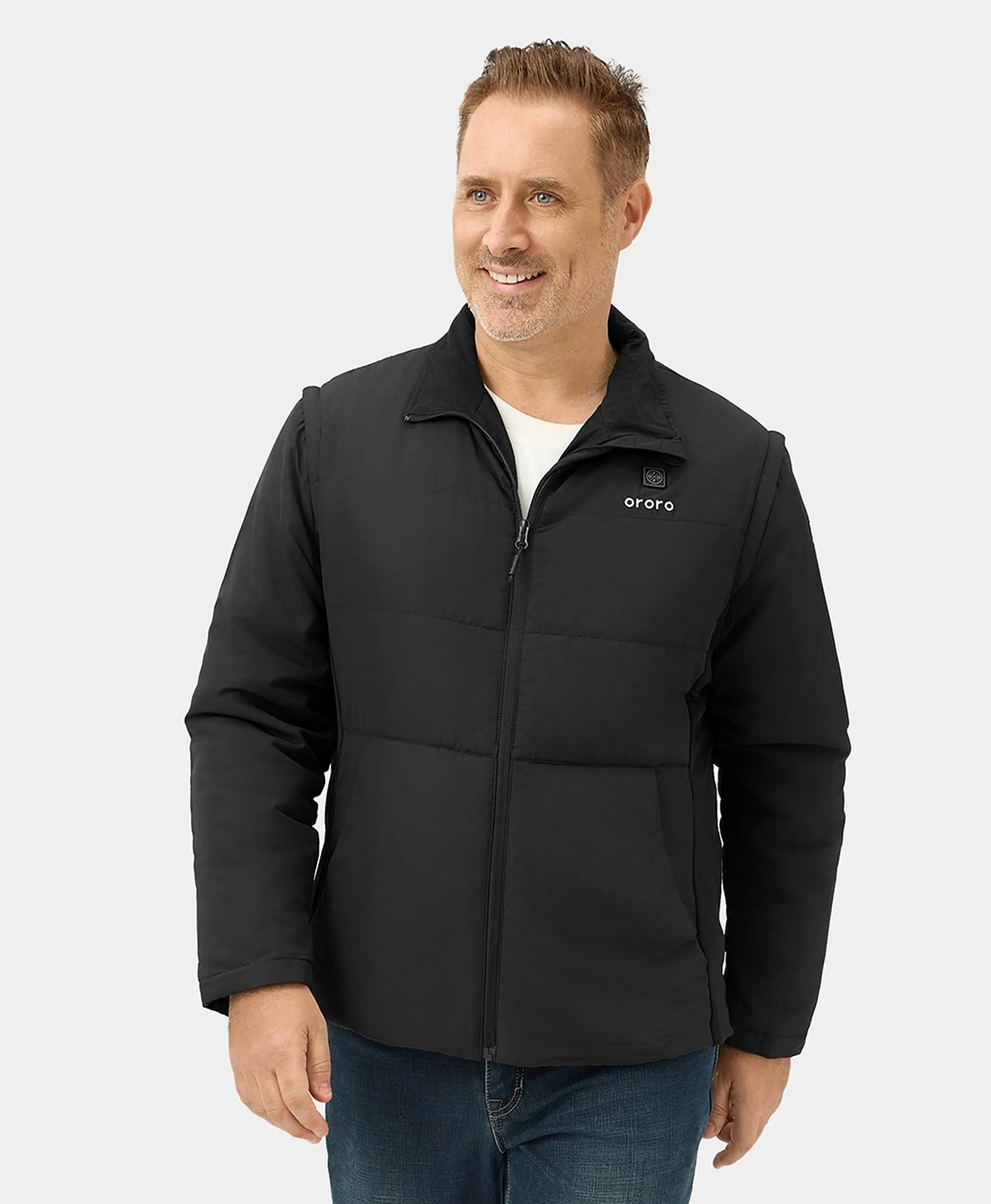 Men's Heated Golf Jacket (with Zip-Off Sleeves) (Apparel Only)