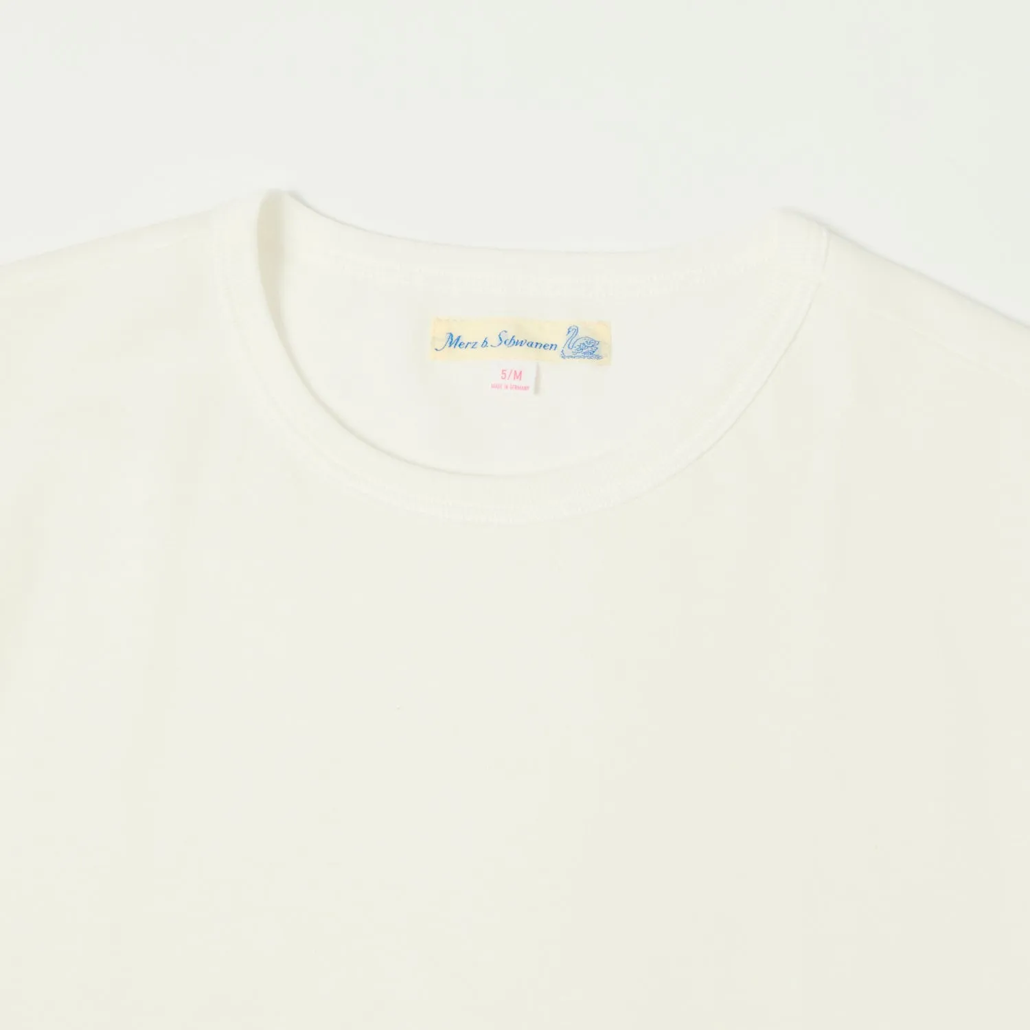 Merz b. Schwanen 2M15C Classic Jersey Tee - White