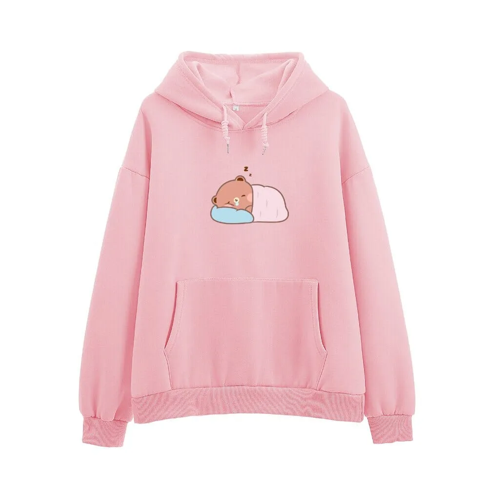 Napping Baby Boberu the Bear Soft Hoodie