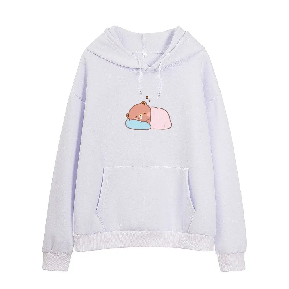 Napping Baby Boberu the Bear Soft Hoodie