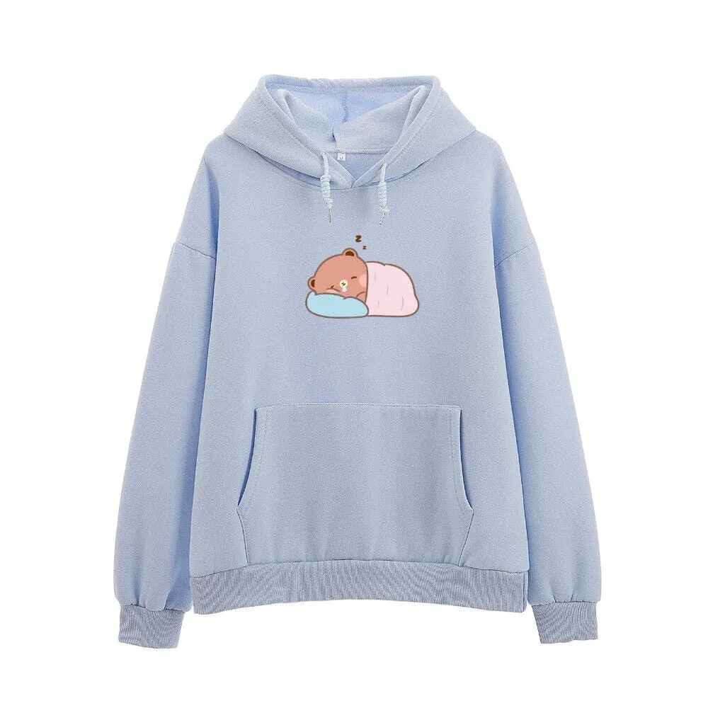 Napping Baby Boberu the Bear Soft Hoodie