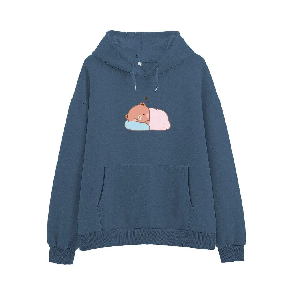 Napping Baby Boberu the Bear Soft Hoodie