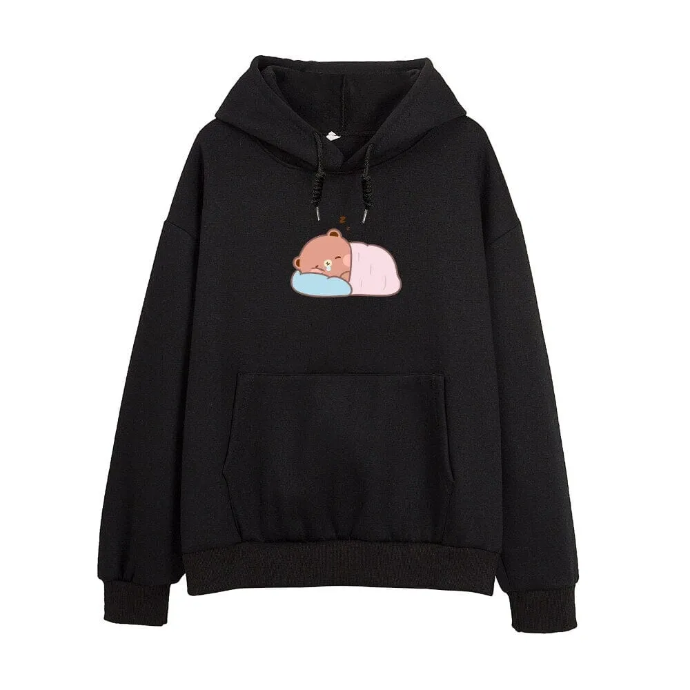 Napping Baby Boberu the Bear Soft Hoodie