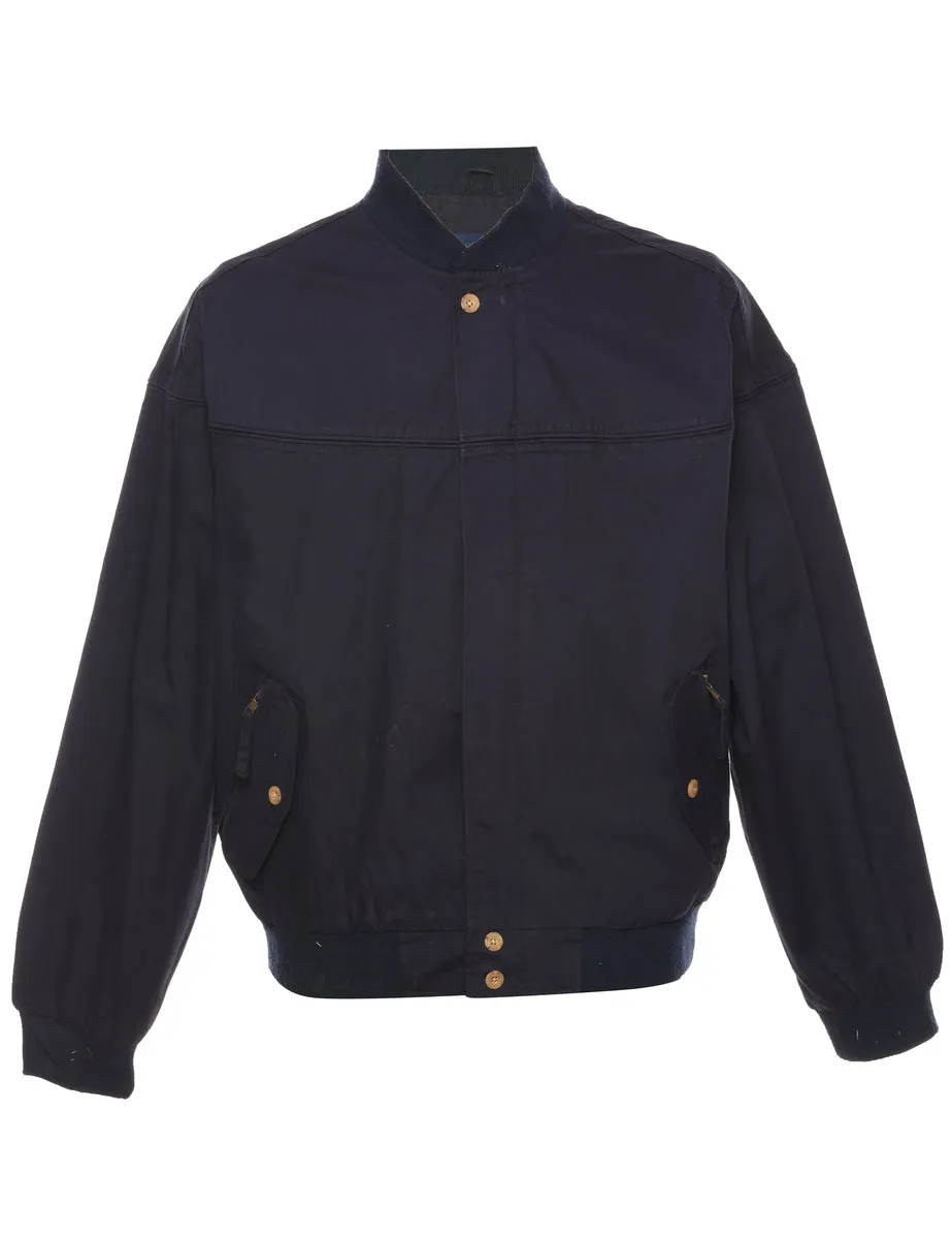 Navy Bomber Jacket - L