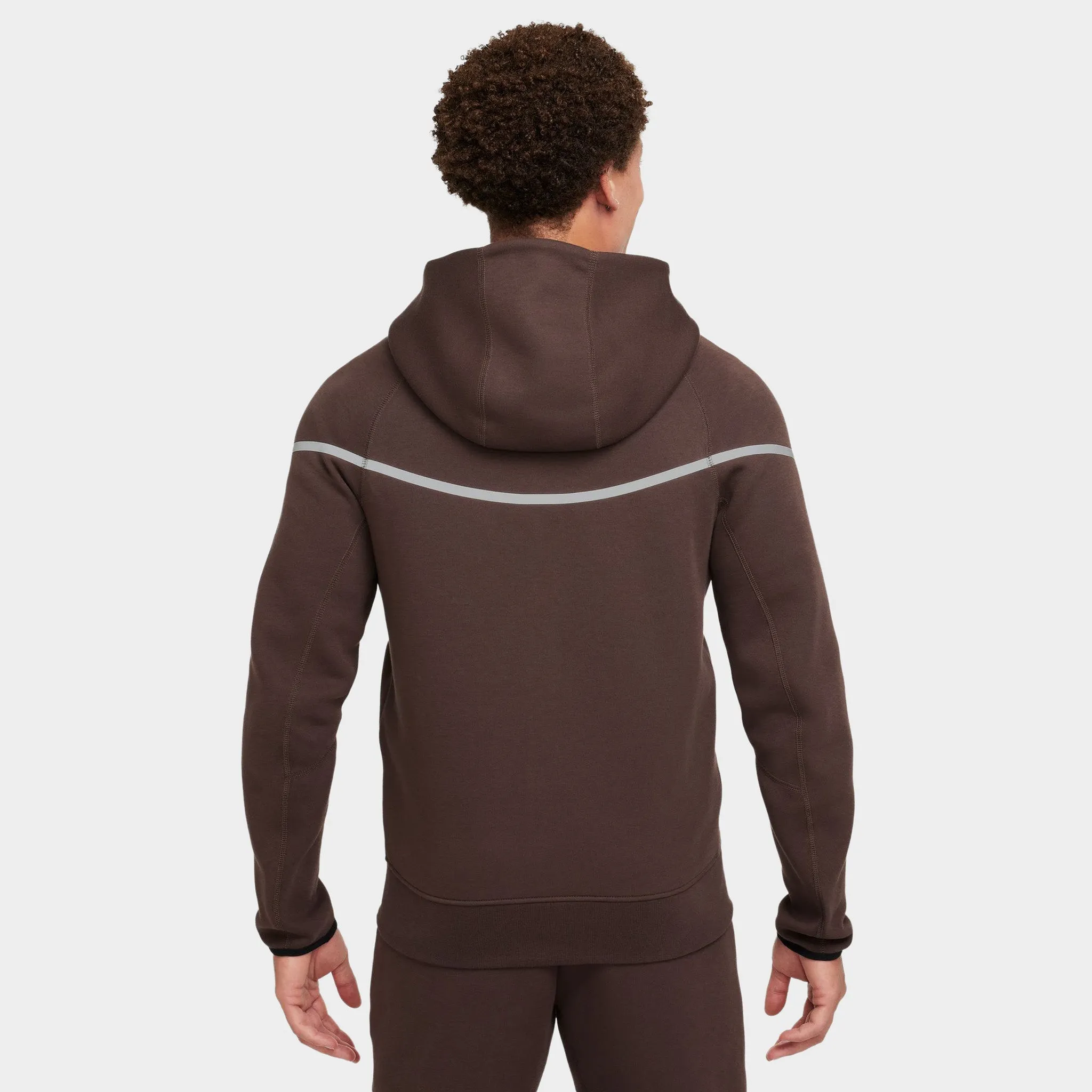 Nike Sportswear Tech Fleece Full-Zip Windrunner Baroque Brown / Bemis Silver