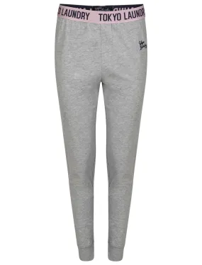 Olivia Cotton Lounge Pants in Light Grey Marl - Tokyo Laundry