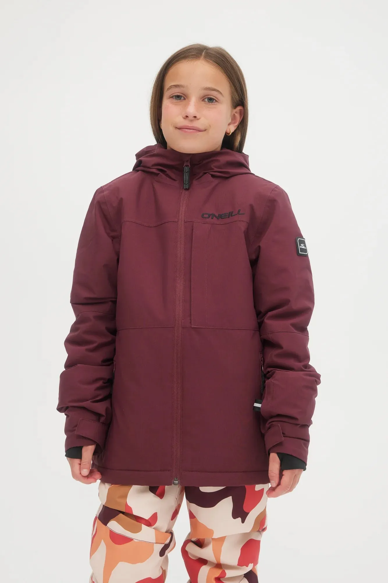 O'neill Girls Lite Jacket Burgundy