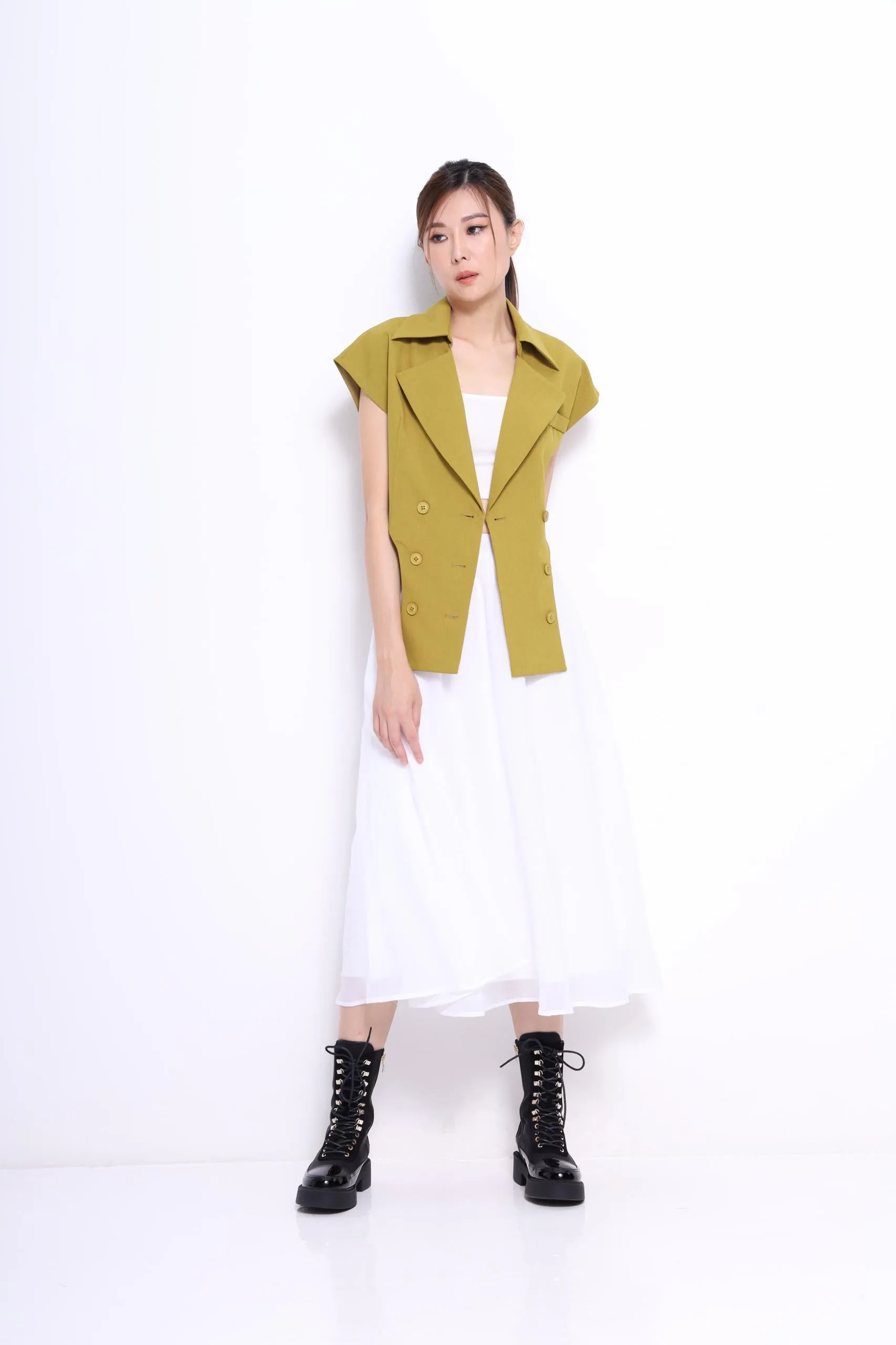 Opal Cropped Tailor Jacket