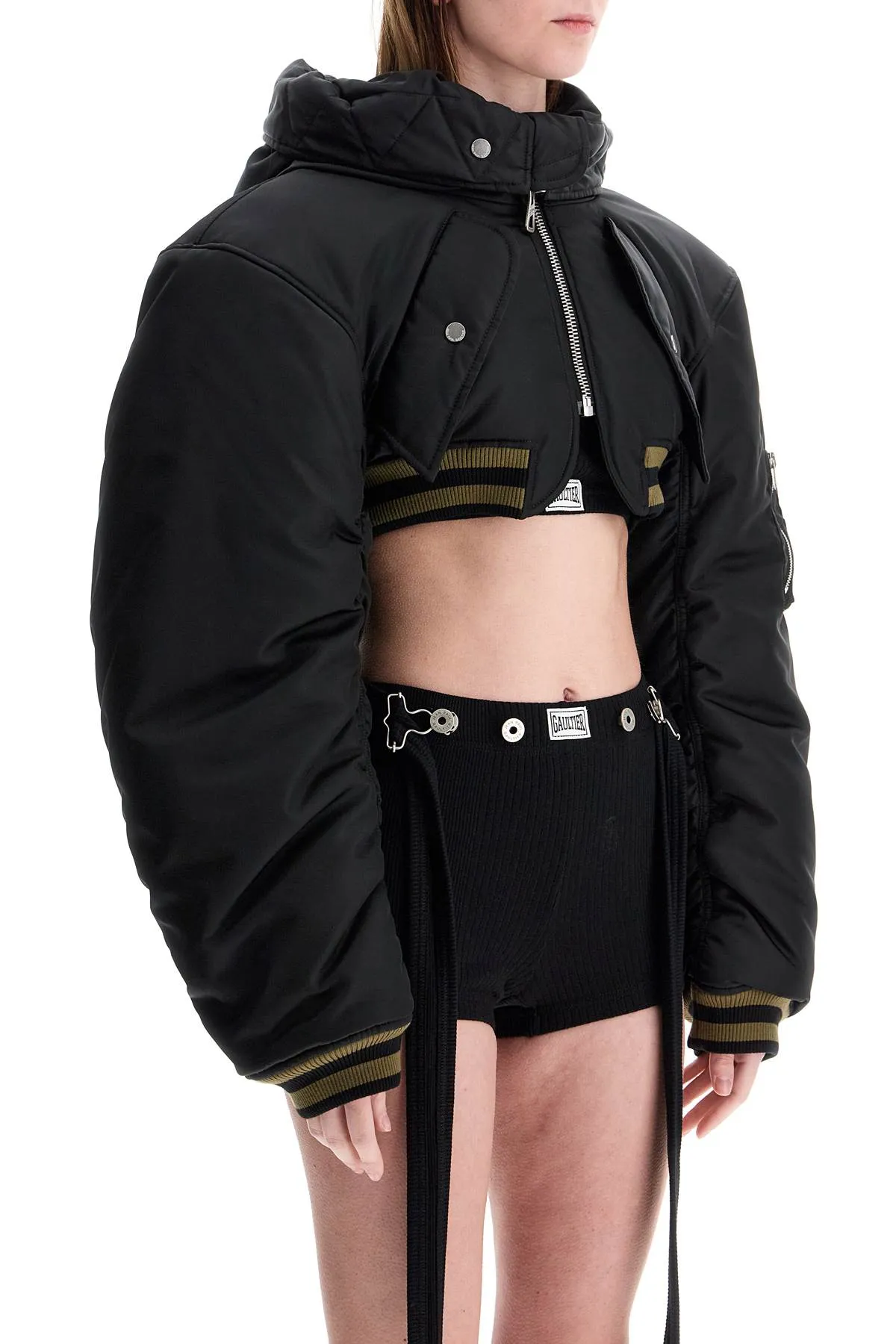 Padded Cropped Bomber