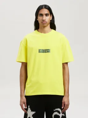 PALM ANGELS BOX LOGO TEE - YELLOW