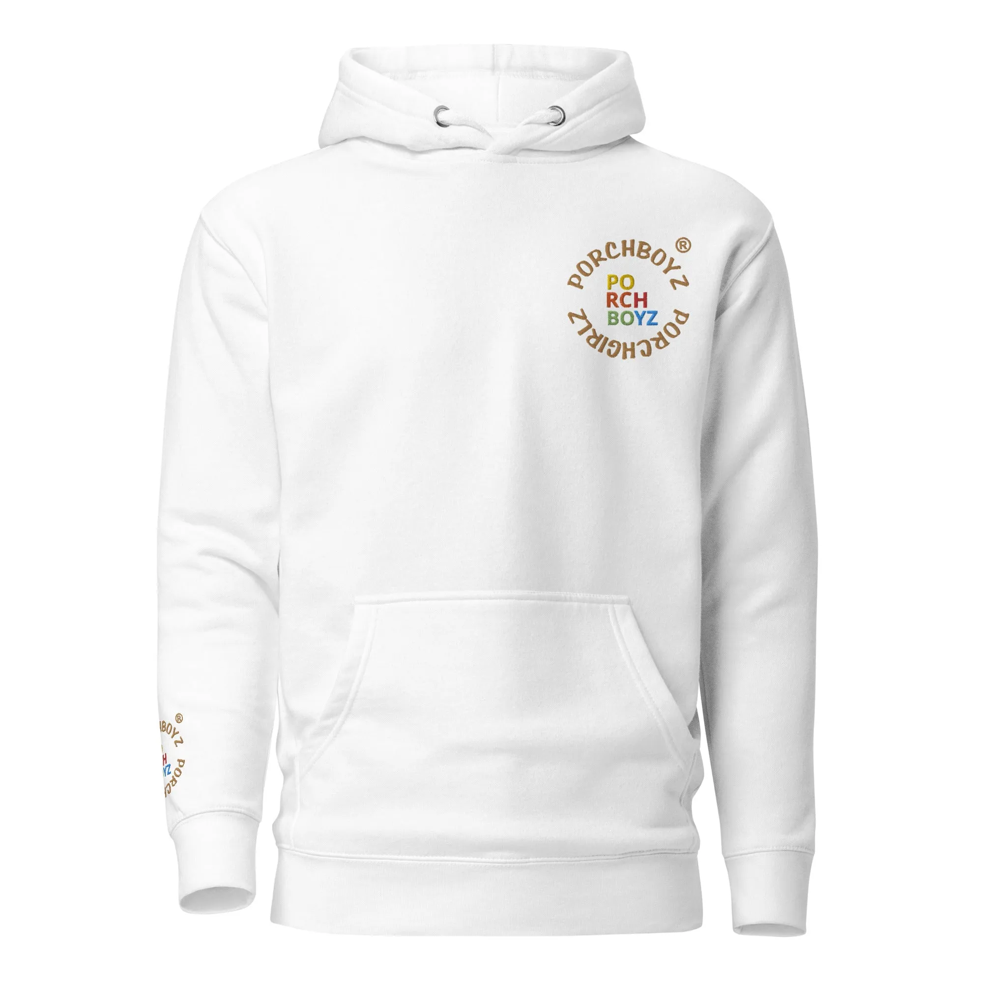 PORCHBOYZ PORCHGIRLZ (PORCHBOYZ) EMBROIDERED Unisex Hoodie