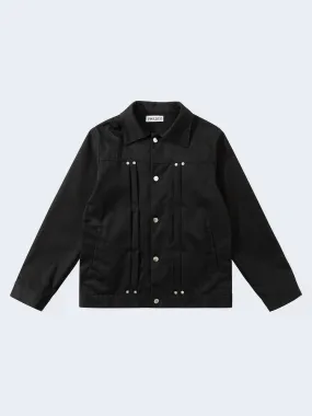 PSEUSHI Work Jacket Black