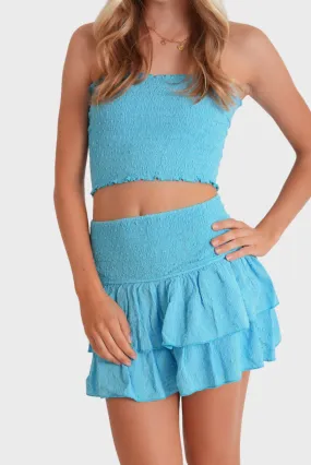 "Caribbean" tube top turquoise