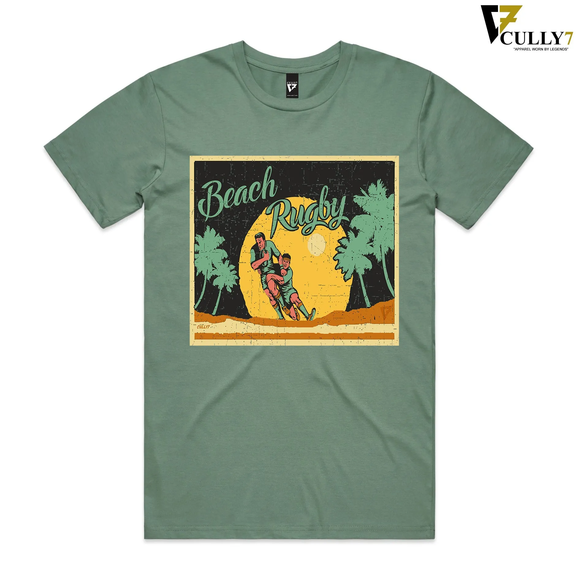 Retro Beach Rugby T-Shirt