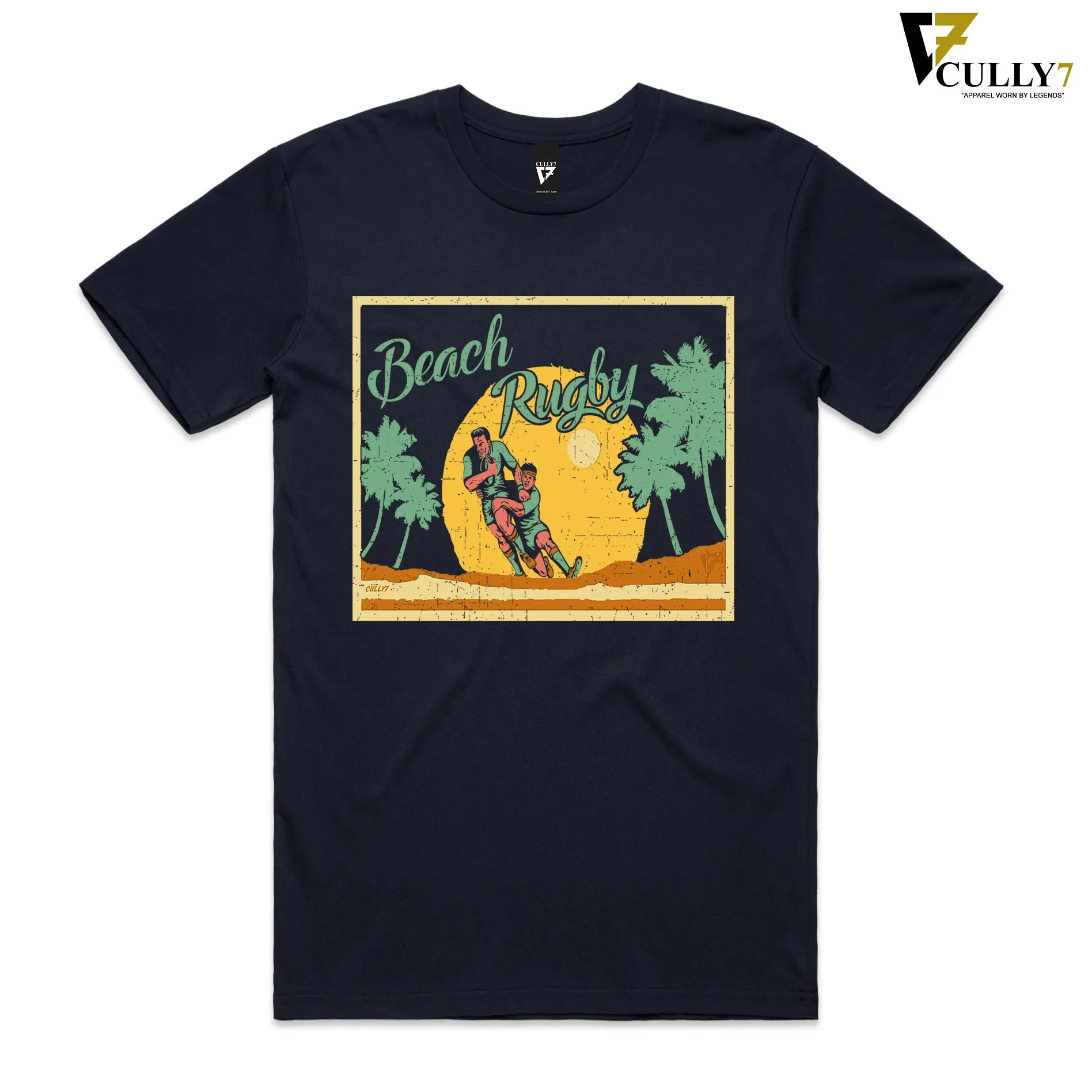 Retro Beach Rugby T-Shirt