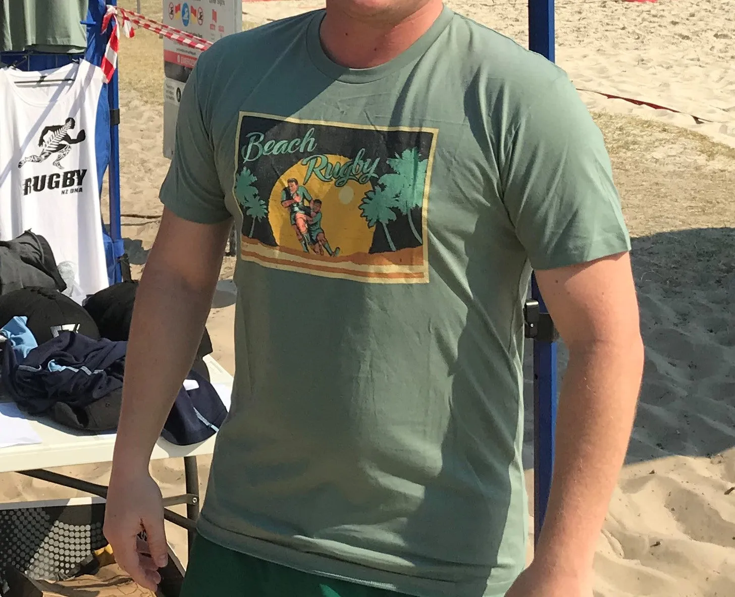 Retro Beach Rugby T-Shirt