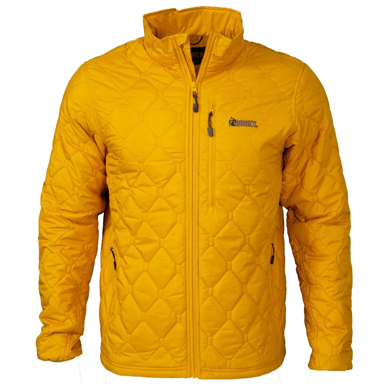 Rocky Mens Rugged Packable Harvest Gold Synthetic Softshell Jacket