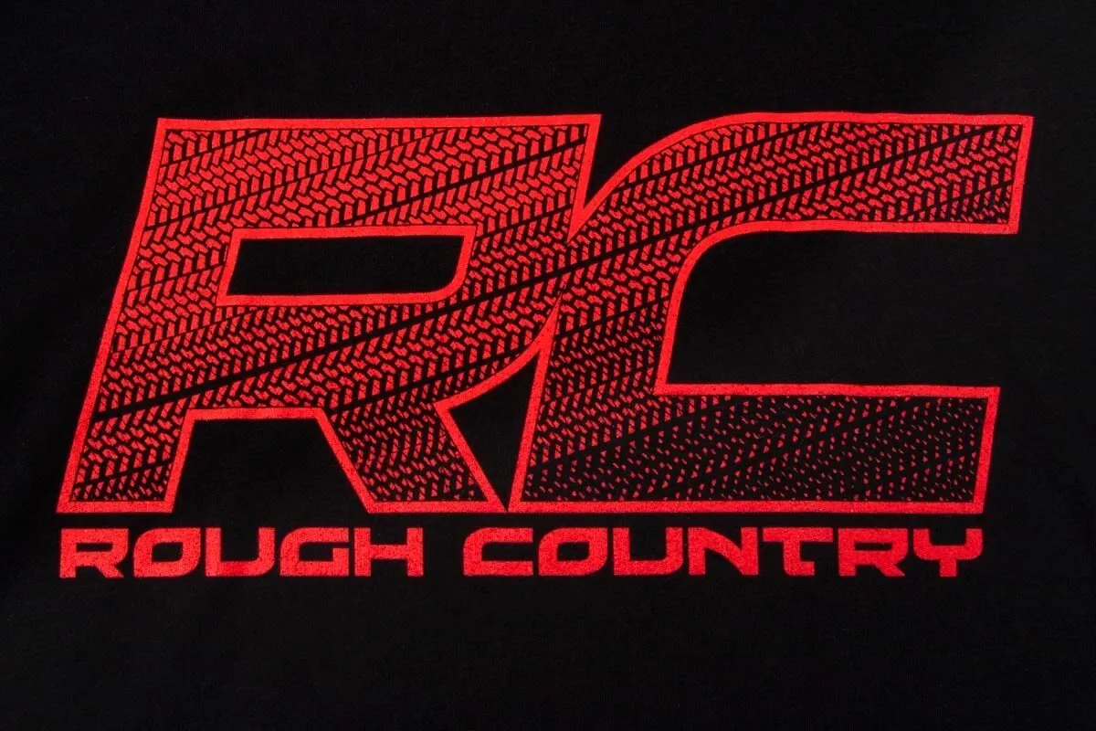 Rough Country T-Shirt - Pattern - Black - 2XL