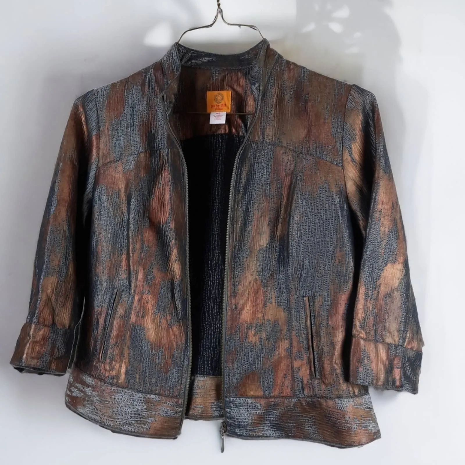 Ruby Rd.  Bronze Metallic Jacket NWOT