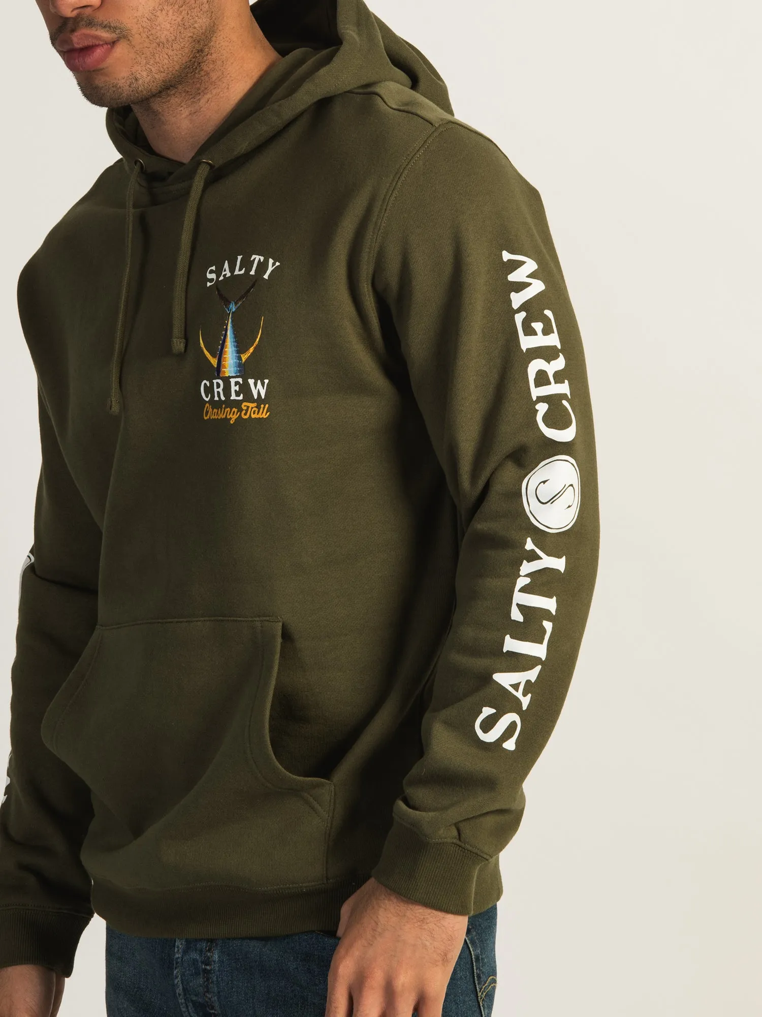 SALTY CREW TAILED FLEECE PULLOVER HOODIE