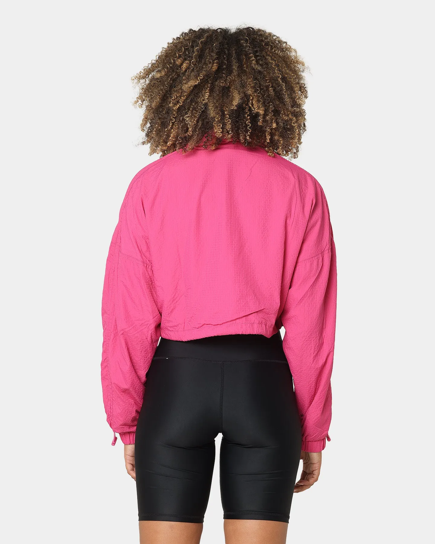 Sik Silk Women's Cropped Ruched Jacket Pink