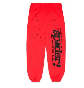 Sp5der P*nk V2 Sweatpant Red