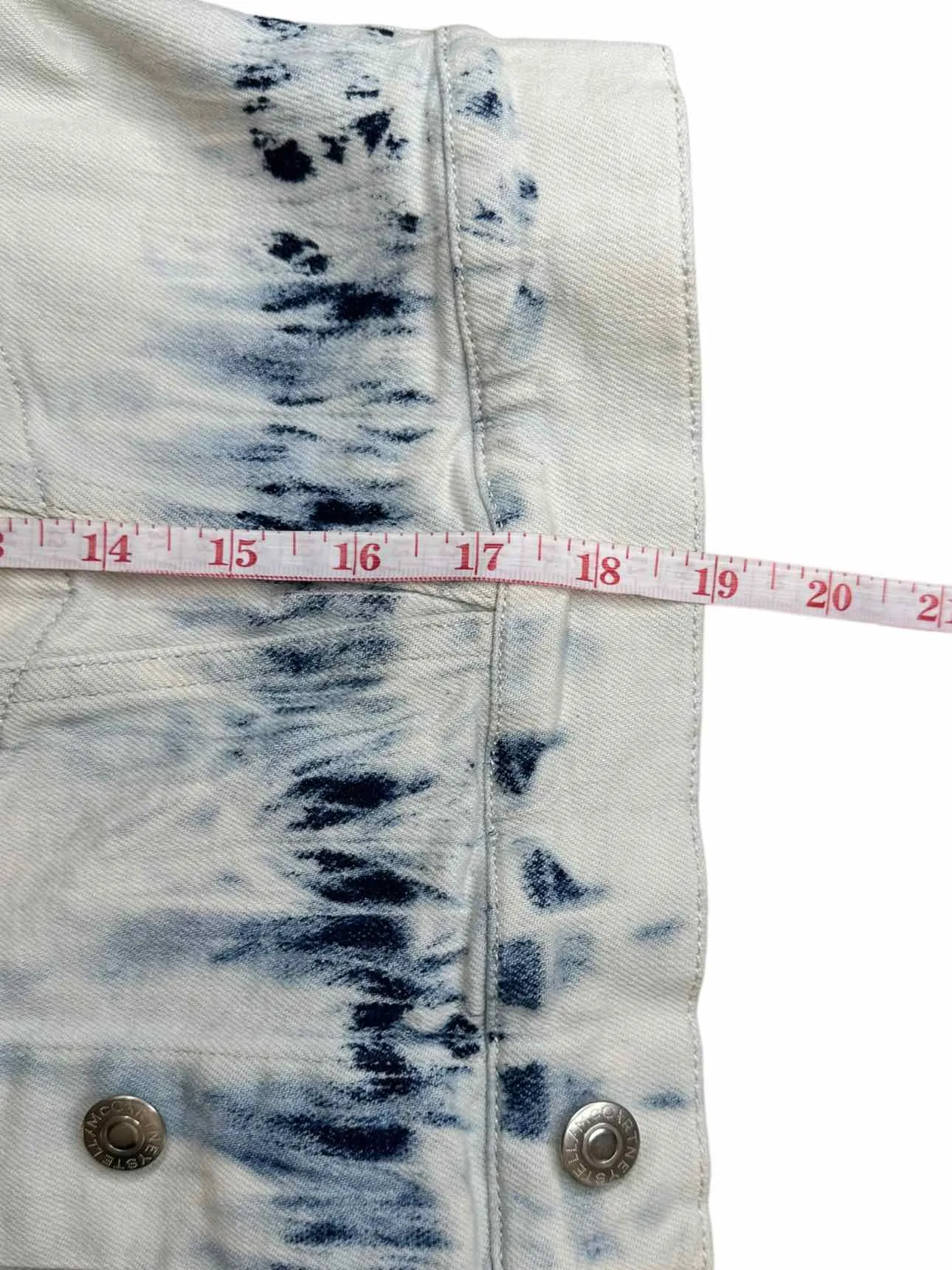 Stella McCartney Acid Wash Denim Jacket Size 10