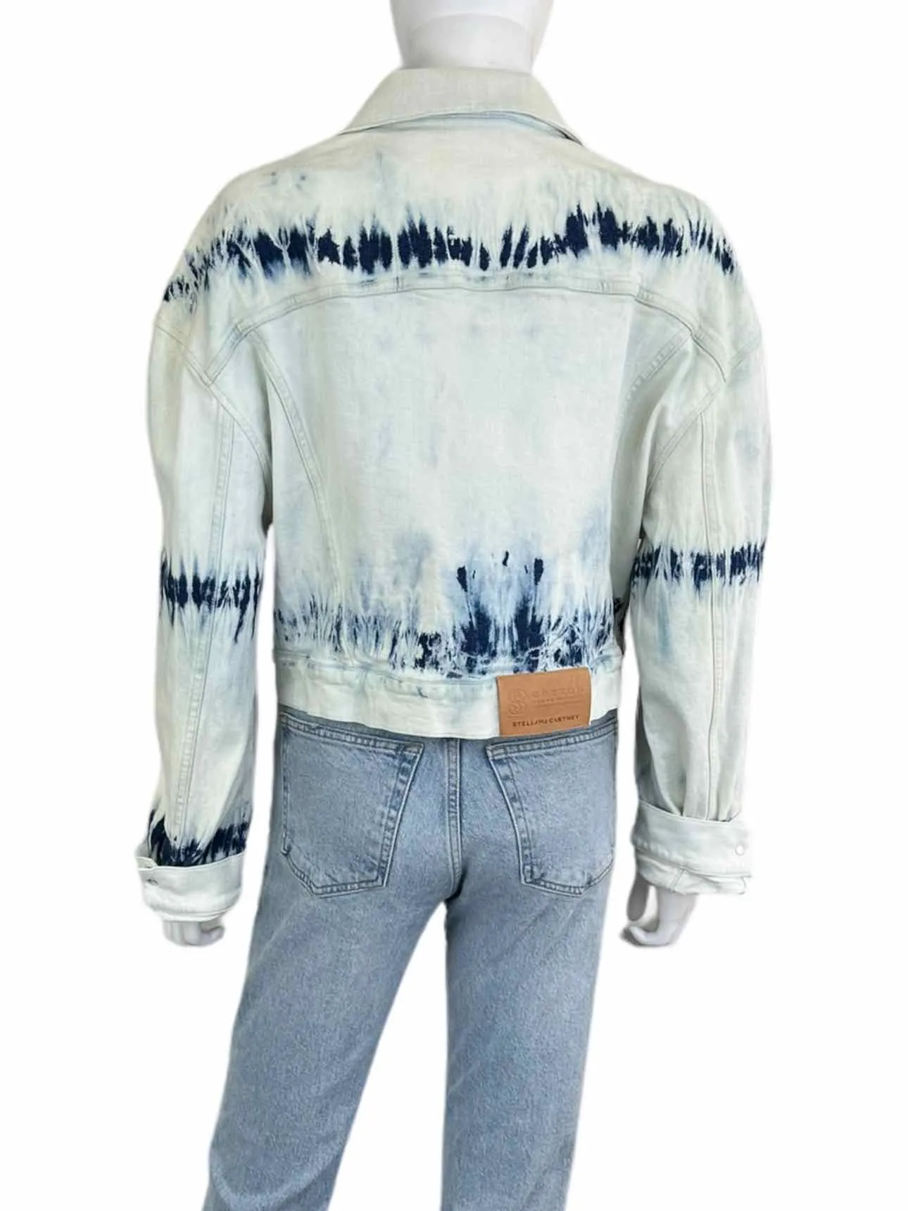 Stella McCartney Acid Wash Denim Jacket Size 10