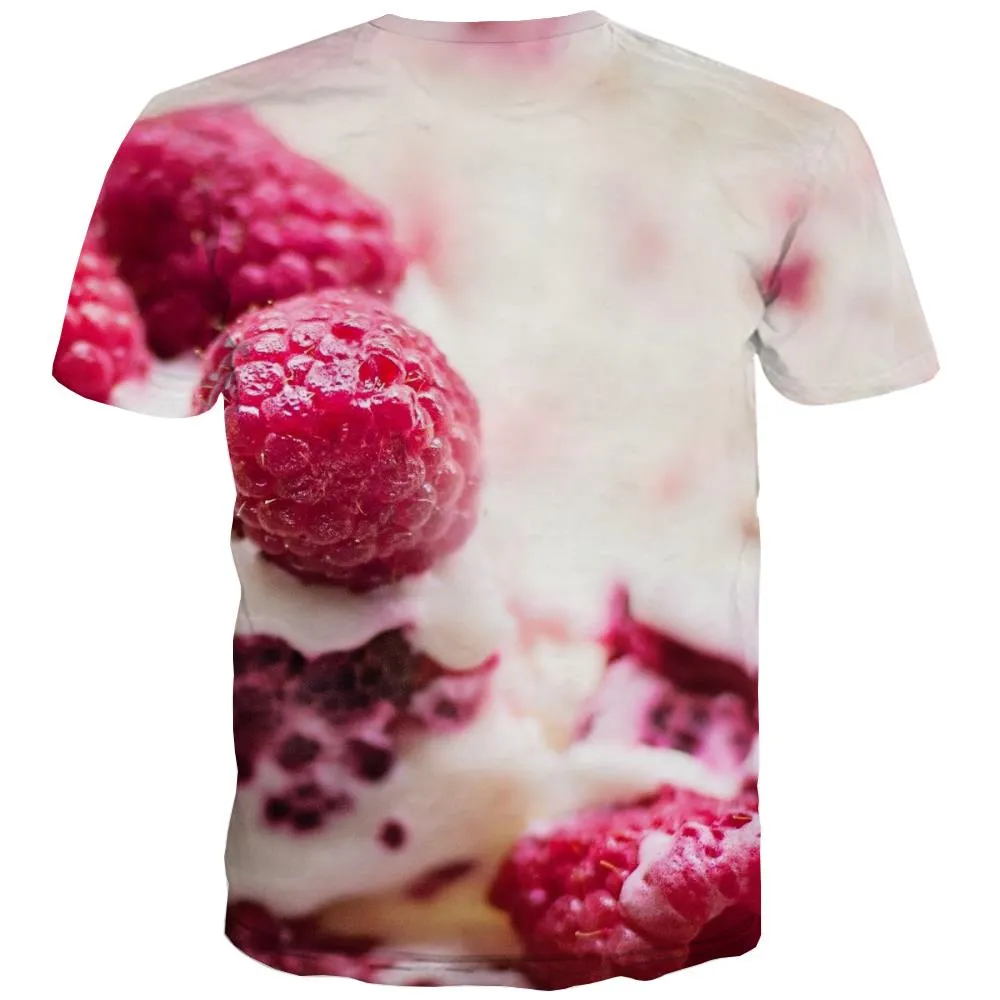 Sweet T shirts Men Gourmet T shirts Funny Icecream Tshirts Casual Colourful Tshirts Cool