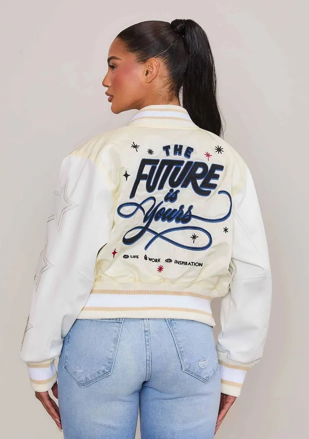 The Future Is Yours Varsity Jacket