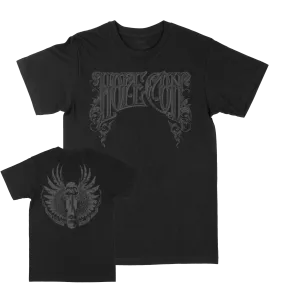 The Hope Conspiracy "Crest: Grey" Black T-Shirt