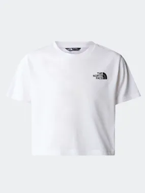 The North Face Simple Dome Girls Lifestyle T-Shirt White