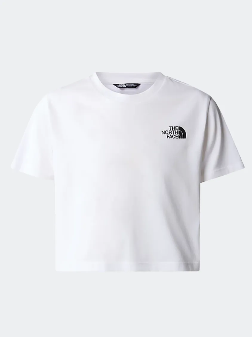 The North Face Simple Dome Girls Lifestyle T-Shirt White