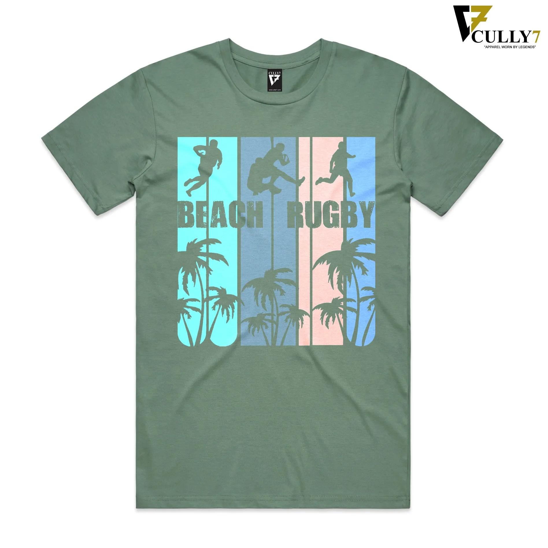 Tropical Beach Rugby T-Shirt