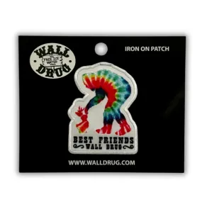 Tye Dye Best Friends Patch