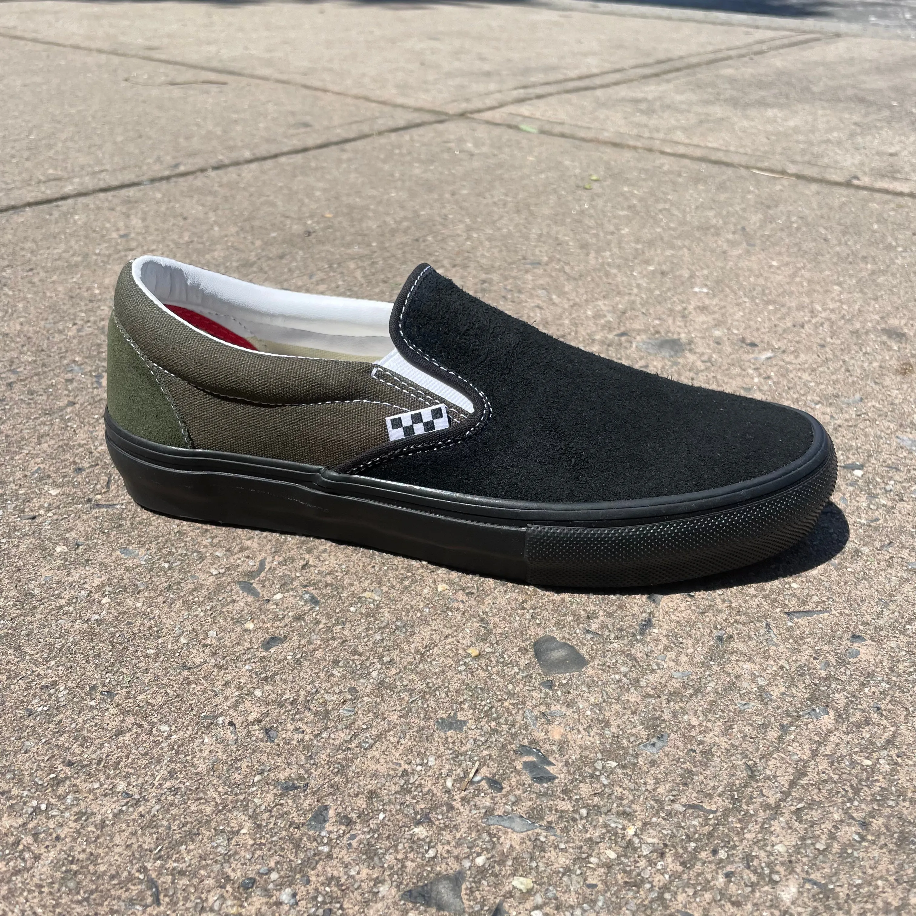 Vans Skate Slip On - Black Grape Leaf