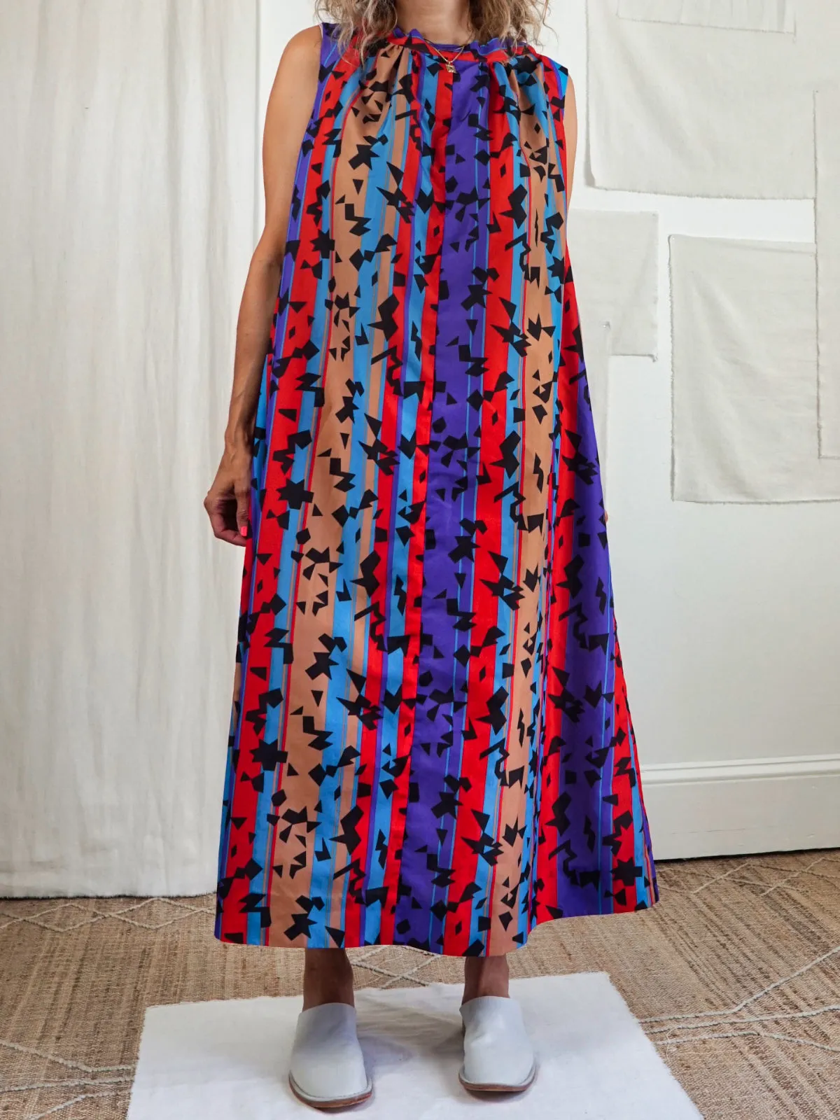 Vintage Southwestern Maxi Tent Dress