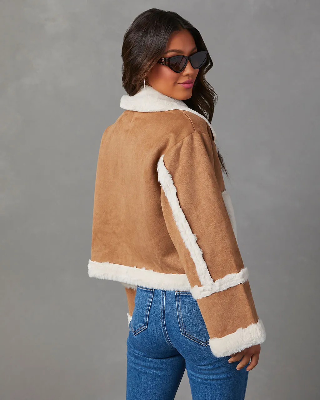 Wildwood Cropped Shearling Jacket