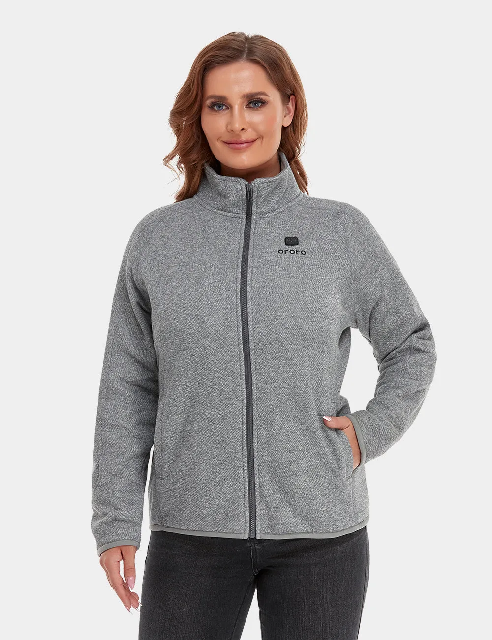 Women's Heated Full-Zip Fleece Jacket - All Colors