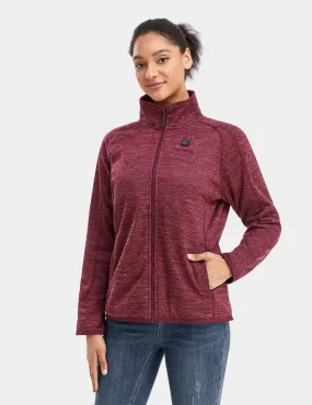 Women's Heated Full-Zip Fleece Jacket - All Colors