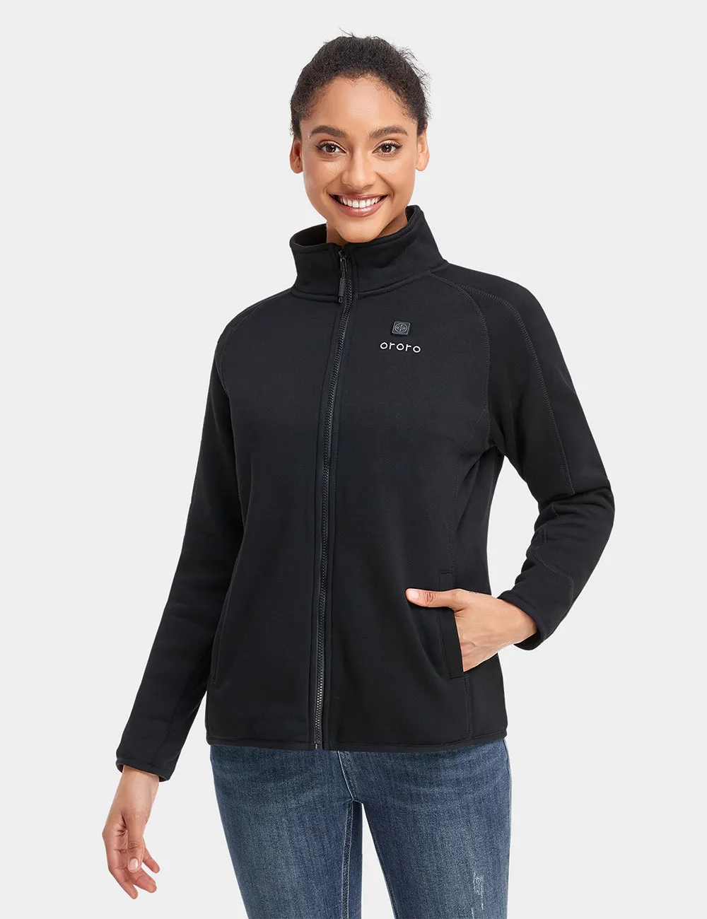 Women's Heated Full-Zip Fleece Jacket - All Colors