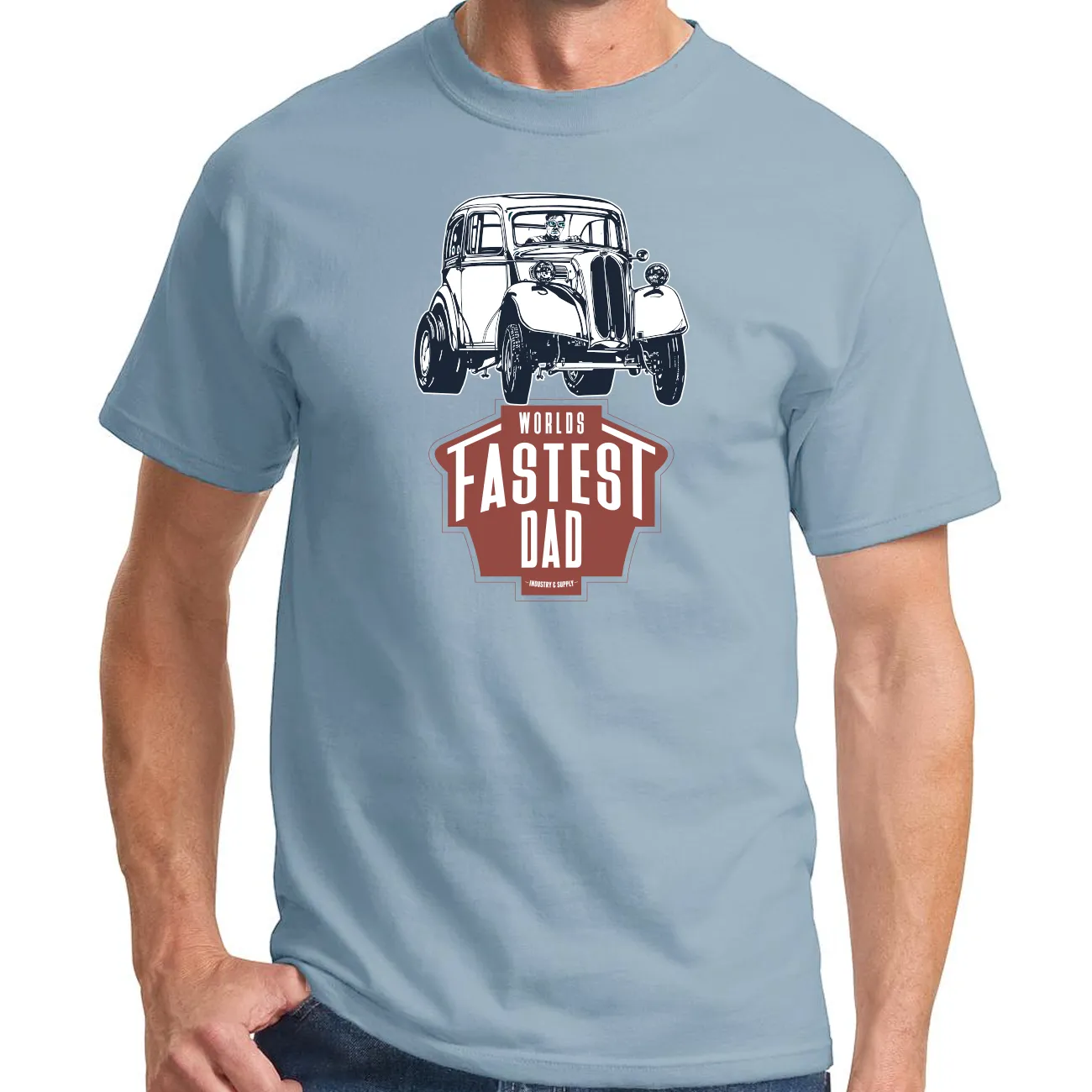 WORLD'S FASTEST DAD FORD POP T-SHIRT